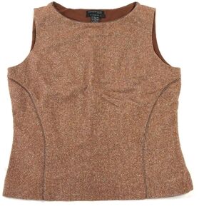 Kenneth Cole Stretch Sleeveless Lined Blouse Size 12